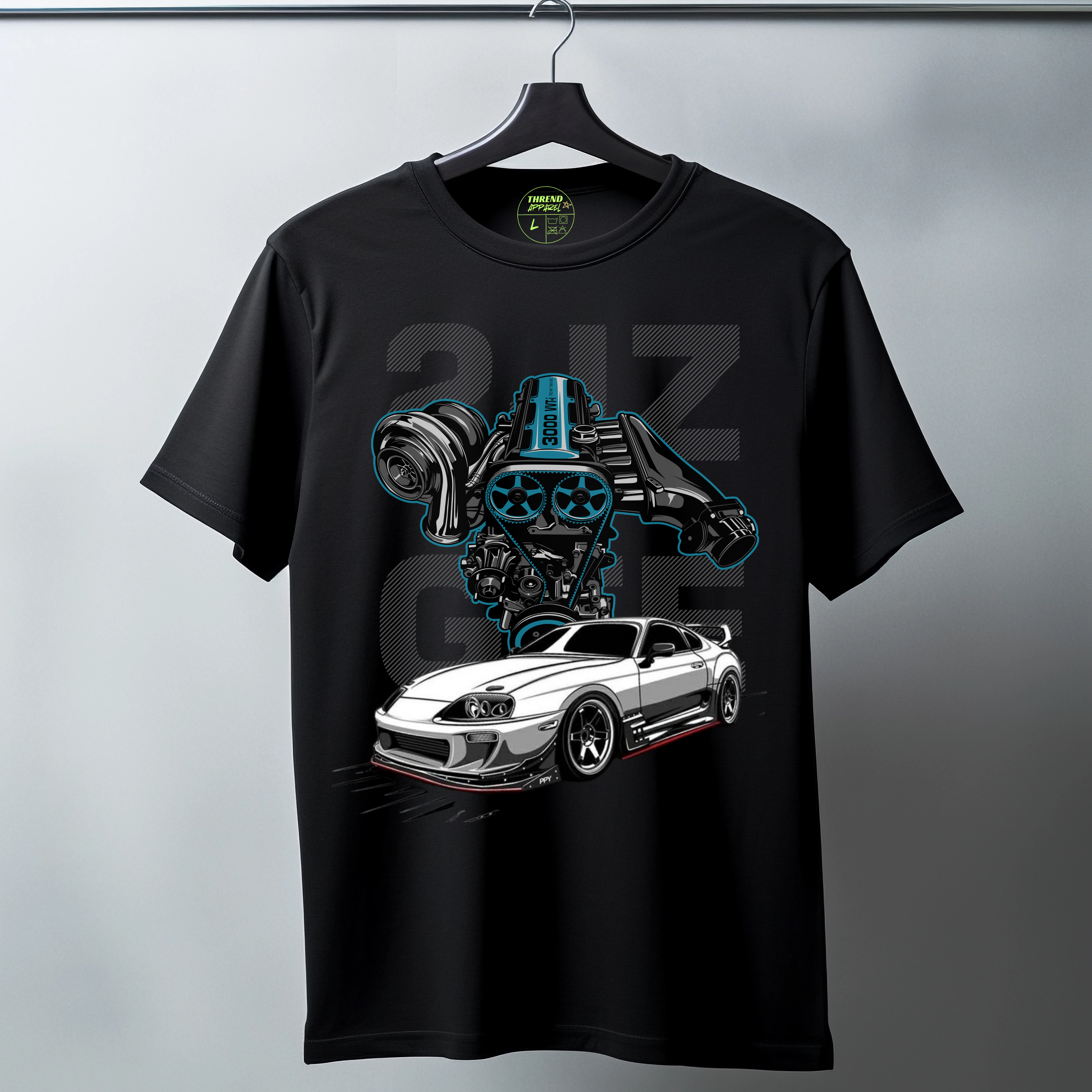 2JZ-GTE Engine T-Shirt 🚗💨